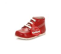 Kickers Unisex Kids Kick Hi Boots, Red, 1 UK