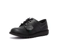 Kickers Unisex Kids Kick Lo Shoes | Extra Comfort for Your Feet | Added Durability, Black, 3 UK Child