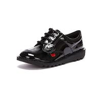 Kickers Unisex Kids Kick Lo Shoes | Extra Comfort For Your Feet | Added Durability, Black, 5 UK Child