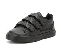 Kickers , Casual Leather Shoe with Triple Straps ,Black unisex, Sizes: 33 EU, 34 EU, 32 EU, 35 EU, 31 EU