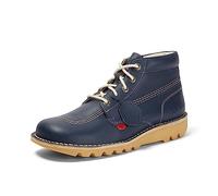 Kickers Unisex Leather Alternative Kick Hi Classic Ankle Boots | Plant Based Material | Extra Comfortable | Added Durability | Premium Quality, Red, 12 UK