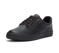 Kickers Unisex Tovni Tumble Leather School Uniform Shoe, Black, 9 UK