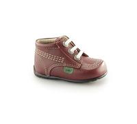 Kickers Unisex's Kick Hi Classic Ankle Boots | Plant Based Material | Extra Comfortable | Added Durability | Premium Quality Ve, Red, 10.5 UK