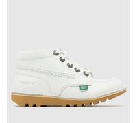 Kickers White Kick Hi Zip Girls Junior Boots UK 13 (EU 32)