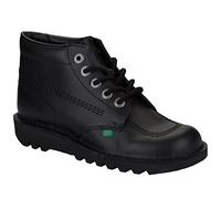 Kickers Kick Hi Core Womens Ladies All Black Chukka Ankle Boots Size UK 3-8