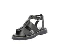 Kickers Women's Kick Lila Flat Sandal, Black, 6.5 UK