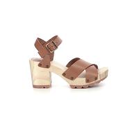 KICKERS Women's Kick Wise Heeled Sandal, Camel, 4 UK