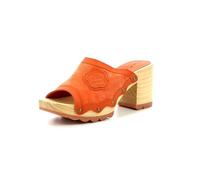 KICKERS Women's Kick Woodstok Flip Flops, Orange Brick, 5 UK