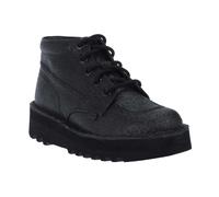 Kickers Womens/Ladies Kick Hi Glitter Leather Stack Heel / N/A N/A GT8773