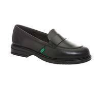 Kickers Womens/Ladies Lach Leather Loafers - Black - Black - 5 UK
