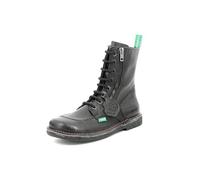 KICKERS Women's Meetickzip Wheeled Heel Shoe, Black Sem Black, 6.5 UK