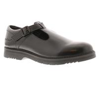 Kickers 117220 FINLEY T BAR Girls School Shoes Black