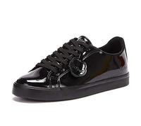 Kickers Tovni Lacer Girls Shoes Black Patent, 3