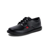 Kickers Youth Boy's Kopi Derby Leather Shoes, Black, 4 UK