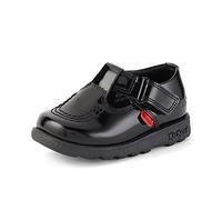 Girls Fragma T Bar Moc Toe Shoes Black 6 UK