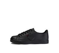 Kickers Youth Tovni Leather Lace-up Shoe, Black, Size 3 Older Black
