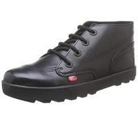 Kickers Youth Unisex Disley Hi Leather Boots, Black, 4 UK