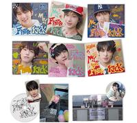 KickFlip - My First Kick The 4th Mini Album (Digipack Ver. / Random) CD-R + Booklet + Folded Poster + Sticker + 4 Extra Photocards Official K-POP Sealed Album