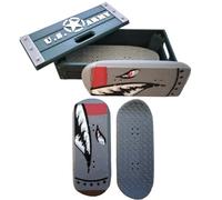 KickFlips Magnetic Mini Fingerboard Infinity Slider Fidget Toy,Skateboard Fidgets with Storage Crate,Stress-Relieving and Portable Toy for Adults
