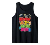 Kickin' It 2nd Grade Style Second Grader Elementary School Tank Top