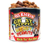KICKIN' Peanuts - Ultimate Spicy Gourmet Gift Peanuts - Try if you dare! (Ghost Pepper)
