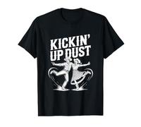 Kickin' Up Dust Country Western Dance Value Graphic T-Shirt