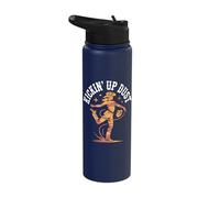 Kickin' Up Dust Cowgirl Rodeo Fun Stainless Steel Insulated Water Bottle