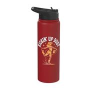 Kickin' Up Dust Cowgirl Rodeo Fun Stainless Steel Insulated Water Bottle
