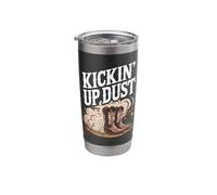 Kickin' Up Dust Line Country Dance Boots Stainless Steel Insulated Tumbler