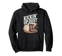 Kickin' Up Dust Line Dancing Boots Country Pullover Hoodie
