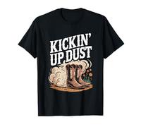Kickin' Up Dust Line Dancing Boots Country T-Shirt