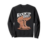Kickin' Up Dust Line Dancing Western Boots Sweatshirt