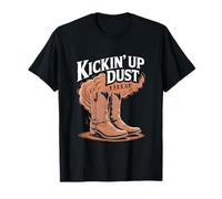 Kickin' Up Dust Line Dancing Western Boots T-Shirt