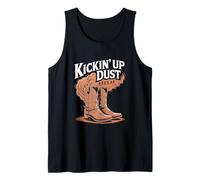 Kickin' Up Dust Line Dancing Western Boots Tank Top