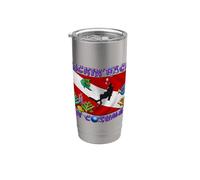 Kicking Back in Cozumel Scuba Diving Dive Flag Stainless Steel Insulated Tumbler