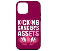 Kicking Cancer's Assets Breast Cancer Awareness Ribbon Lotus Case for iPhone 12 mini