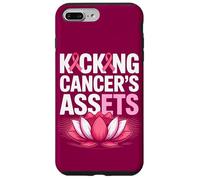 Kicking Cancer's Assets Breast Cancer Awareness Ribbon Lotus Case for iPhone 7 Plus/8 Plus
