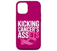 Kicking Cancer's Assets Breast Cancer Survivor Support Case for iPhone 12/12 Pro
