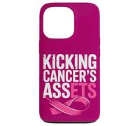 Kicking Cancer's Assets Breast Cancer Survivor Support Case for iPhone 13 Pro