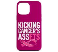 Kicking Cancer's Assets Breast Cancer Survivor Support Case for iPhone 13 Pro Max