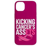 Kicking Cancer's Assets Breast Cancer Survivor Support Case for iPhone 14 Plus