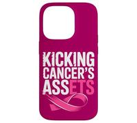 Kicking Cancer's Assets Breast Cancer Survivor Support Case for iPhone 14 Pro
