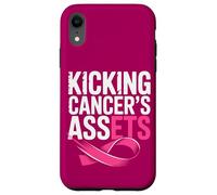 Kicking Cancer's Assets Breast Cancer Survivor Support Case for iPhone XR