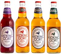 Kicking Goat Craft Cider Variety Pack | 12 x 500ml Bottle Multipack | Naturally Sweetened Cider Mixed Pack | Cider Gift Set | Vegan & Gluten Free | Made from 100% British Apples