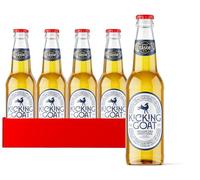 Kicking Goat Medium Dry Somerset Cider 12 x 330ml Bottles - 4.8% ABV - Full-Bodied with Oak Finish - 100% Fresh Pressed Apple Juice - Vegan & Gluten Free - Award-Winning British Cider