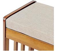 KicKiq Garden Bench Cushion Pads 100cm120cm 140cm 160cm 2/3 Seater Bench Seat Cushion Pad Mat for Patio Swing Chair Indoor Outdoor (Beige,160 * 35cm)