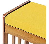 KicKiq Garden Bench Cushion Pads 100cm120cm 140cm 160cm 2/3 Seater Bench Seat Cushion Pad Mat for Patio Swing Chair Indoor Outdoor (Yellow,160 * 40cm)
