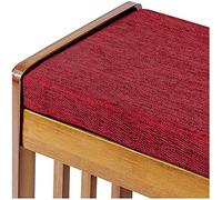 KicKiq Garden Bench Cushion Pads 100cm120cm 140cm 160cm 2/3 Seater Bench Seat Cushion Pad Mat for Patio Swing Chair Indoor Outdoor (Red,160 * 30cm)