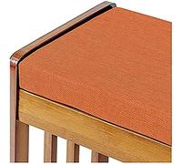 KicKiq Garden Bench Cushion Pads 100cm120cm 140cm 160cm 2/3 Seater Bench Seat Cushion Pad Mat for Patio Swing Chair Indoor Outdoor (Orange,160 * 40cm)