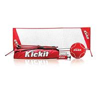 Kickit Soccer Tennis Game Set | Portable 6.5' Wide x 2' High Net & Soccer Tennis Ball | Play Outdoors, Indoors, Backyard, Beach (Portable Net 6.5 'W X 2'H) (Original 6.5' x 2')